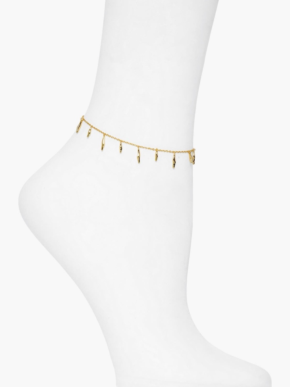 Argento Vivo Charm Anklet